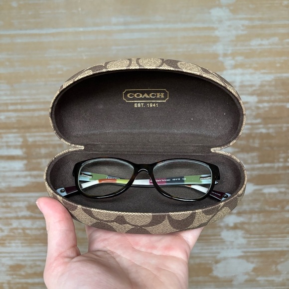 Coach Dakota HC 6012A Glasses Frames 5001 Dark Tortoise Classic Preppy - Picture 10 of 11